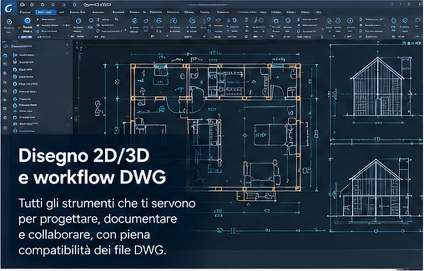 Disegno tecnico e documentazione DWG organizzati in un workflow CAD